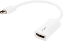 Rocstor Y10A224-W1 Mini DP to HDMI1.2 4K Adapter M F White Retail