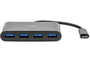 Rocstor Y10A228-B2 4Port USB C Hub USB-C to 4x USB-A 3.0 Retail