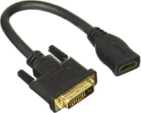 Rocstor Y10C123-B1 HDMI Female to DVI-D Male Video Cable Adapter Black