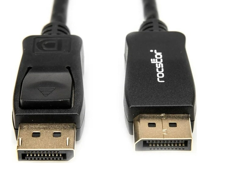 Rocstor Y10C237-B1 12 ft. DisplayPort 1.2 Cable - Black