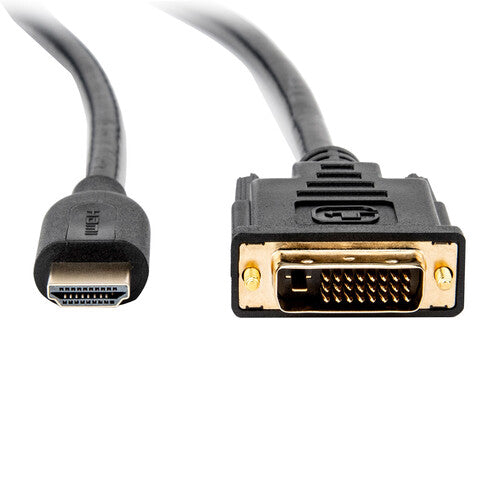 Rocstor Y10C263-B1 6ft HMDI to DVI Cable M M HDMI Male to DVI-D 24+1 Male