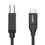 Rocstor Y10C276-B1 USB-C to USB-B Cable 6ft USB2.0 M M Black Retail