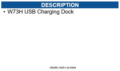 Yealink YEA-CCD-W73H 230202100002 W73H  Charging Dock
