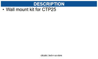 Yealink YEA-CTP25-MOUNTKIT 3311092 Wall mount kit for CTP25
