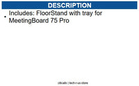 Yealink YEA-MB-FS-P750T 3311084 FloorStand w/tray for MB 75Pro