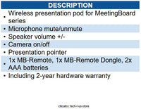 Yealink YEA-MB-REMOTE 1303133 Meeting Board Remote