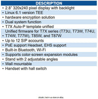 Yealink YEA-SIP-T73W 1301009 Ultra Business Phone