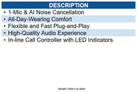 Yealink YEA-UH42-MONO-UC-USB 1308217 UH42 Mono UC USB-C/A