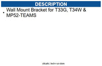 Yealink YEA-WMB-T33G Wall Mount Bracket for T33G- T34W- MP52