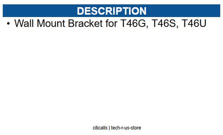 Yealink YEA-WMB-T46 330100000036 Wall Mount Bracket for T46