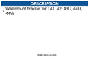 Yealink YEA-WMB-T4S 3301000000 WMB for T41-42-43- T44X