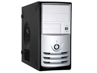 In Win Z589.CQ450TB3 Z Series Micro-ATX Mini Tower Chassis - Black, Silver