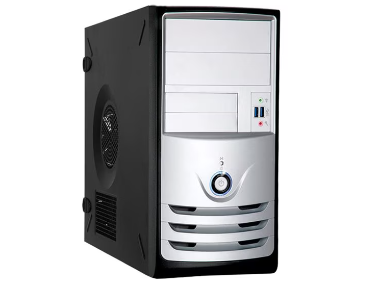 In Win Z589.CQ450TB3 Z Series Micro-ATX Mini Tower Chassis - Black, Silver