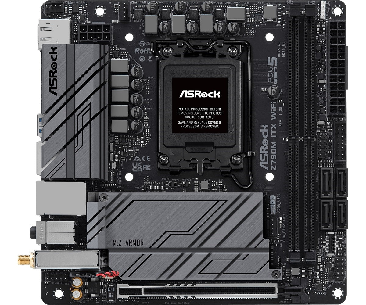 ASRock Z790M-ITX WiFi - Motherboard - mini ITX - LGA1700 Socket