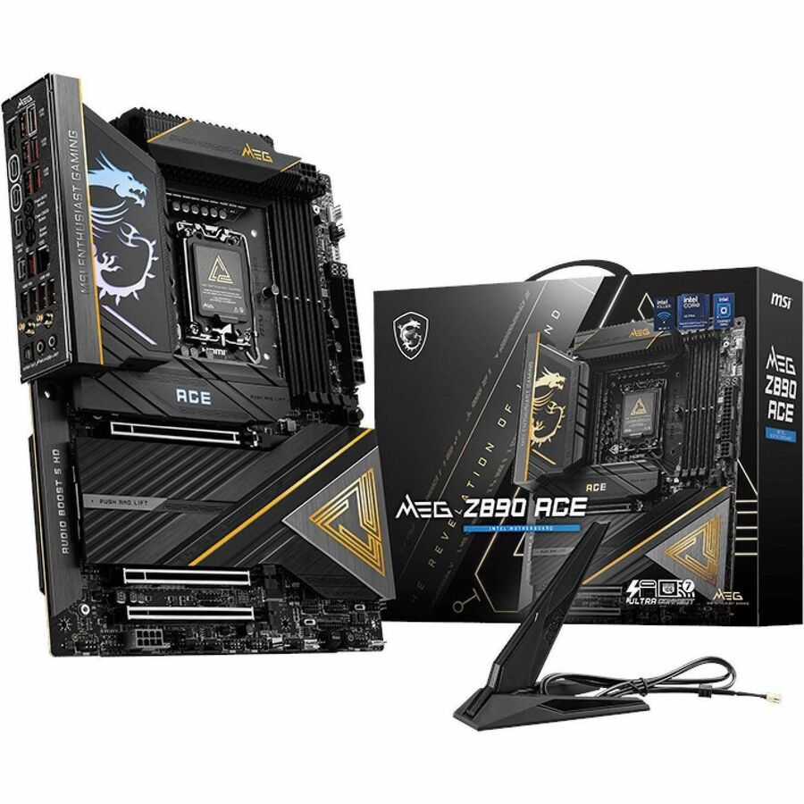 MSI Z890ACE MEG Z890 ACE ATX Gaming Desktop Motherboard - Socket LGA-1851