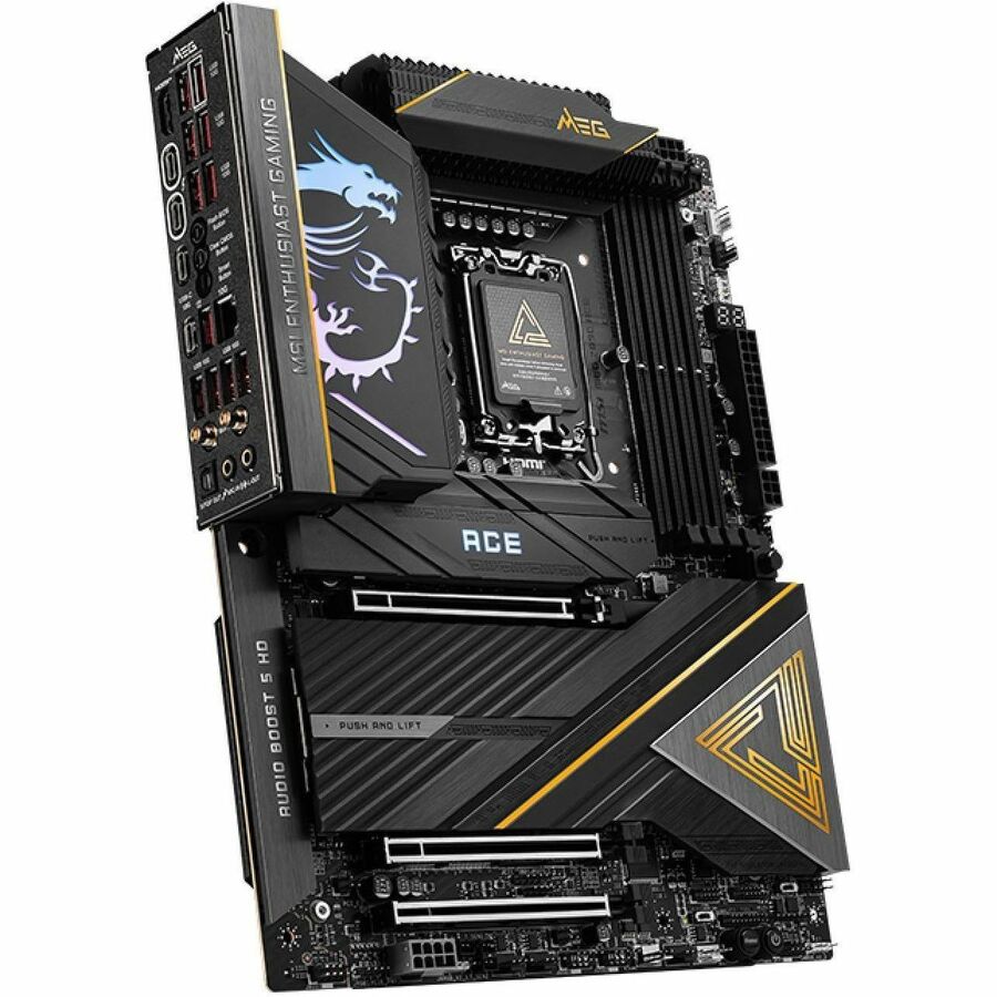 MSI Z890ACE MEG Z890 ACE ATX Gaming Desktop Motherboard - Socket LGA-1851