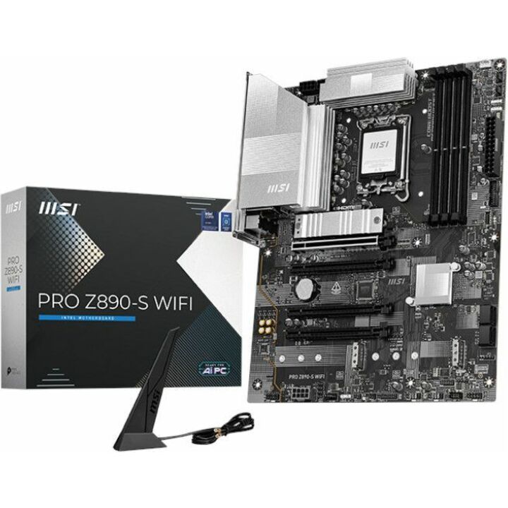 MSI Z890SWIFI PRO Z890-S WIFI ATX MOTHERBOARD -LGA 1851 for Intel Core Ultra CPU