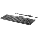 HP Z9H48AA#ABA USB Business Slim Smartcard Keyboard - Black
