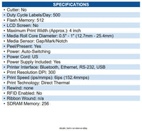 Zebra ZD6A043-D11F00EZ ZD621 Desktop Direct Thermal Printer Monochrome - Label