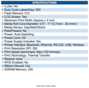 Zebra ZD6AH43-301L01EZ ZD621-HC Desktop Thermal Transfer Printer Monochrome