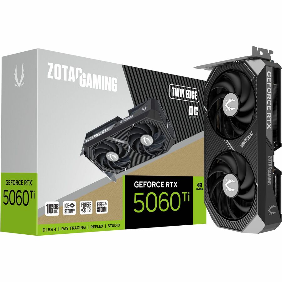 Zotac ZT-B50620H-10M NVIDIA GeForce RTX 5060 Ti Graphic Card - 16 GB GDDR7