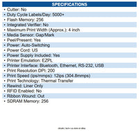 Zebra ZT23142-T31000FZ ZT231 Thermal Transfer Printer Monochrome - Label Print