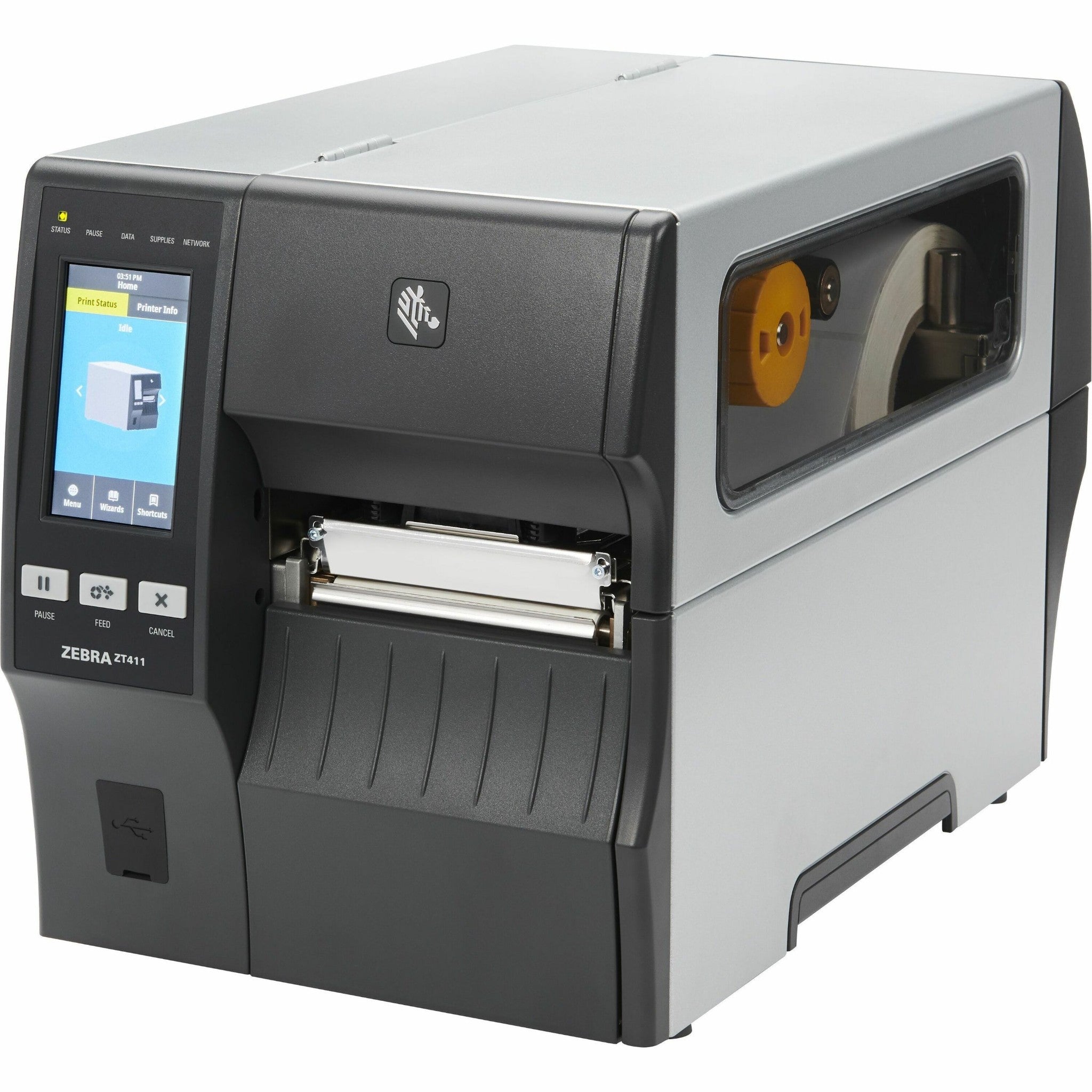 Zebra ZT41142-D910000Z ZT411 Thermal Transfer Printer Monochrome - Label Print