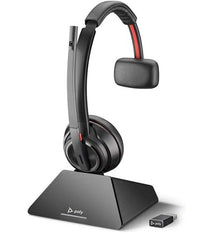 Plantronics 209213-01 SAVI 8200 Series Monaural USB-A Dongle Bluetooth Headset