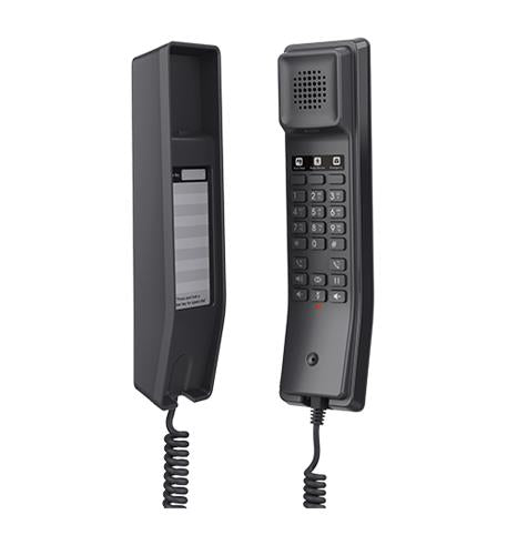 Grandstream GS-GHP611 Black Compact Hotel Phone 2 SIP Profiles 2 Lines