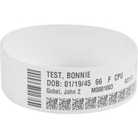 Zebra 10006995-2K Wristband Polypropylene 1 x 11in Direct Thermal Zebra Z-Band