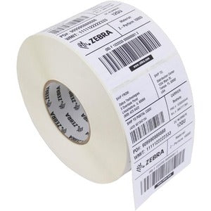 Zebra 10010054 Z-Select 4000D Direct Thermal Tag 7.5 MIL 2.25X1.37 6x1600/Roll