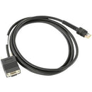 Zebra CBA-R07-S07PAR Serial Data Transfer Cable 7 ft - First End: 9-pin DB-9 RS-232 Serial - Female