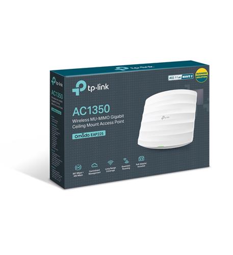 TP Link TL-EAP225_v4 AC1350 Wireless Dual Band WiFi Ceiling Mount Access Point
