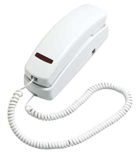 Scitec SCI-20515 White Single Line Trimline Phone Desk/Wall Mountable