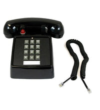 Cortelco 2500-57MD-BK 250000-VBA-57MD Black Modular Desk Phone Message Waiting