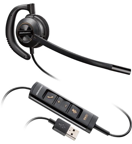 Plantronics 203446-01 EncorePro HW535 Monoaural USB Headset