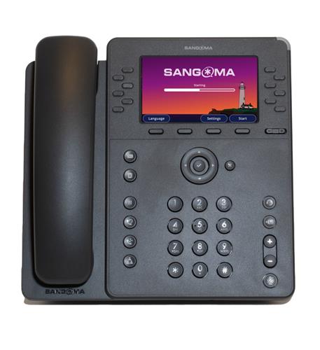 Sangoma SGM-1TELP330LF 12 Line Handset P330 2 USB BT WiFi Touch Display