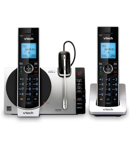 VTech DS6771-3 2 Handset Cordless Phone Digital Answering Machine