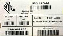 Zebra 10011044 Z-Select Direct Thermal Print Receipt WhitePaper 3