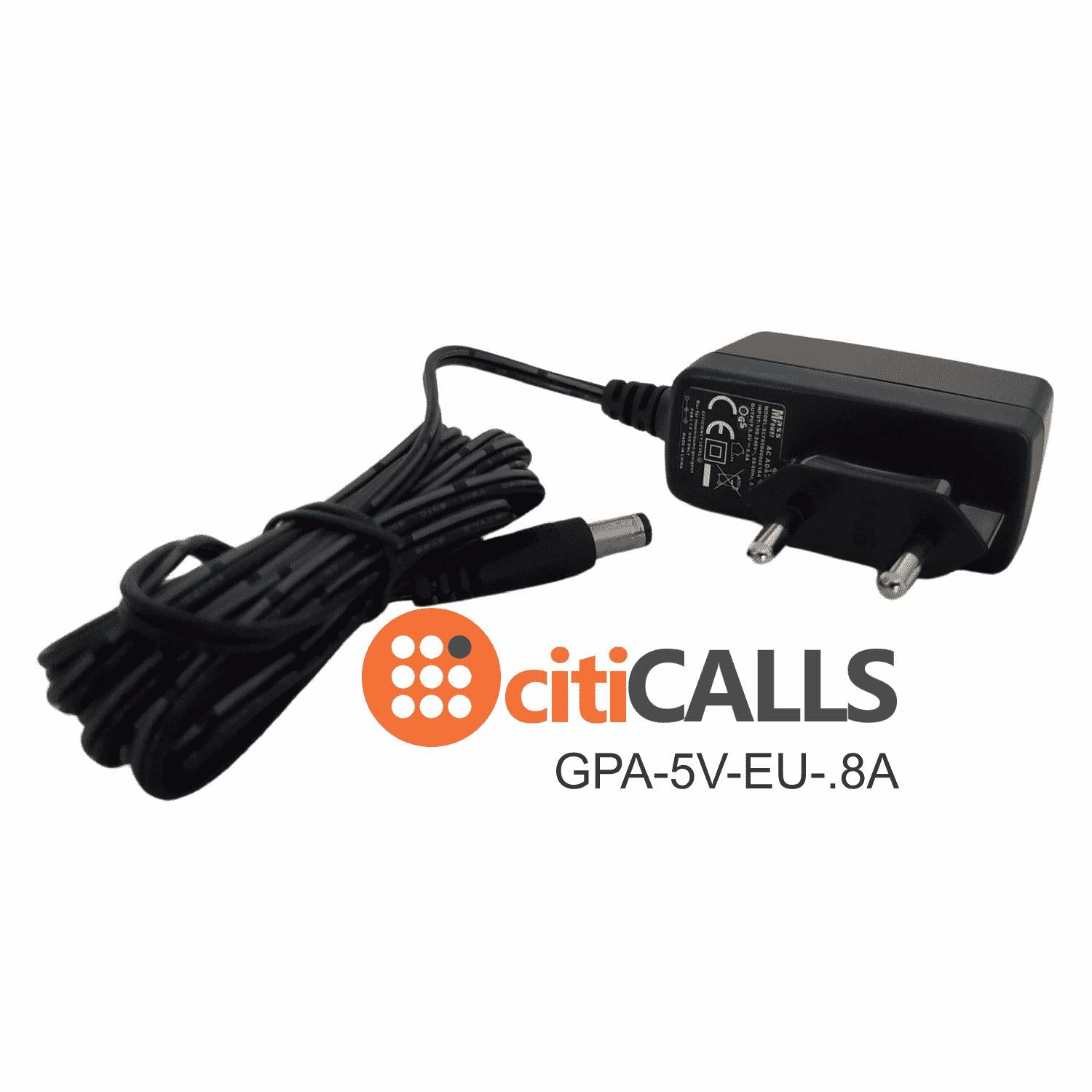 CHN Power Adapter 5V .8A EU Europe PLUG 100-240V for Grandstrem Yealink Fanvil