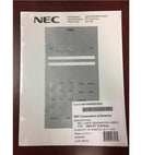 NEC Q24-FR000000134222 SL2100 Gray Desi Sheets for 12 Buttons Telephone 25 Pack