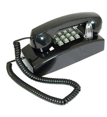 Cortelco 2554-MD-BK 255400-VBA-20MD Black Value Line Traditional Wall Phone