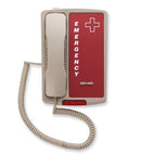 Scitec AEGIS-LBE-08ASH Single Line Ash Emergency Phone Desk/Wall Mountable