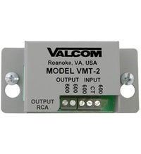 Valcom VMT-2 600 OHM Audio Isolation Transformer Wall Mountable