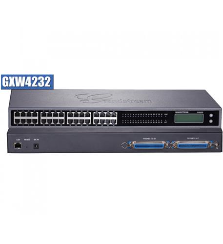 Grandstream GS-GXW4232-V2 32 FXS Port Gigabit VoIP Gateway HD Audio