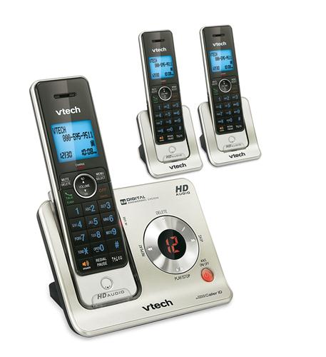 VTech LS6425-3 3 Handset Cordless Phone Digital Answering Machine Expandable