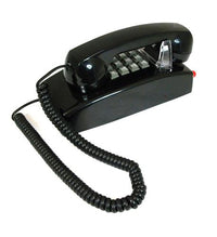 Cortelco 2554-27MD-BK 255400-VBA-27MD Black Wall Phone with Flash/Message Light