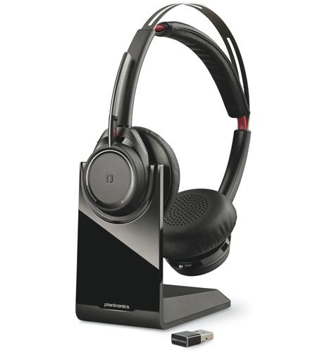 Plantronics 202652-101 Voyager Focus Binaural UC Bluetooth Headset USB Dongle
