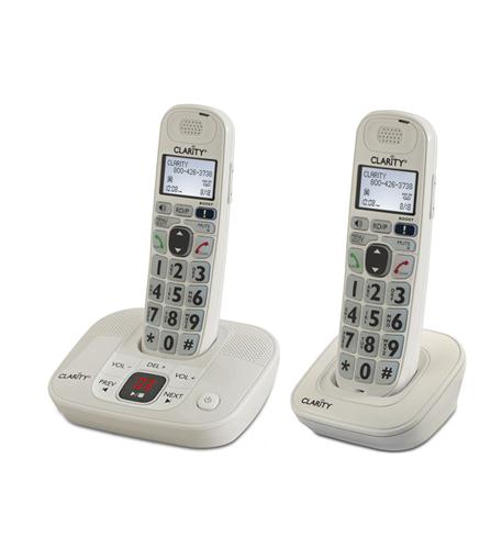 Clarity D712C Amplified Handset Digital Answering Machine + Accessory Handset