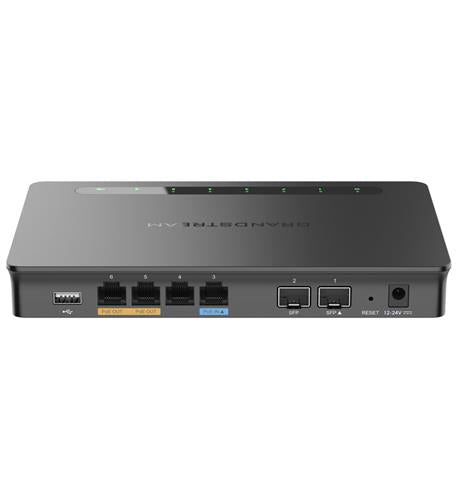 Grandstream GS-GWN7002 4 Gigabit 2x 2.5-Giga Ports VPN Firewall VoIP QoS Router